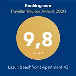 아파트 Lazuli Sea View Beachfront Ap 43 *